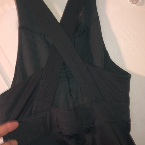 ATHLETA Deep Breath Bralette Dress - Graphite sz SP - Picture 7 of 8